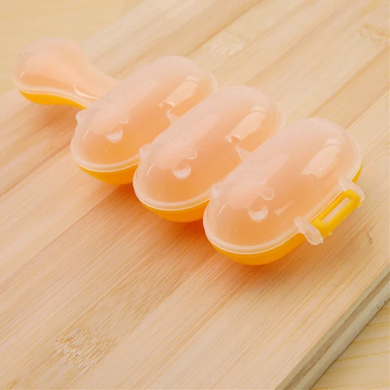 3-Grid Rice Ball Mold with Spoon – DIY Sushi & Bento Maker