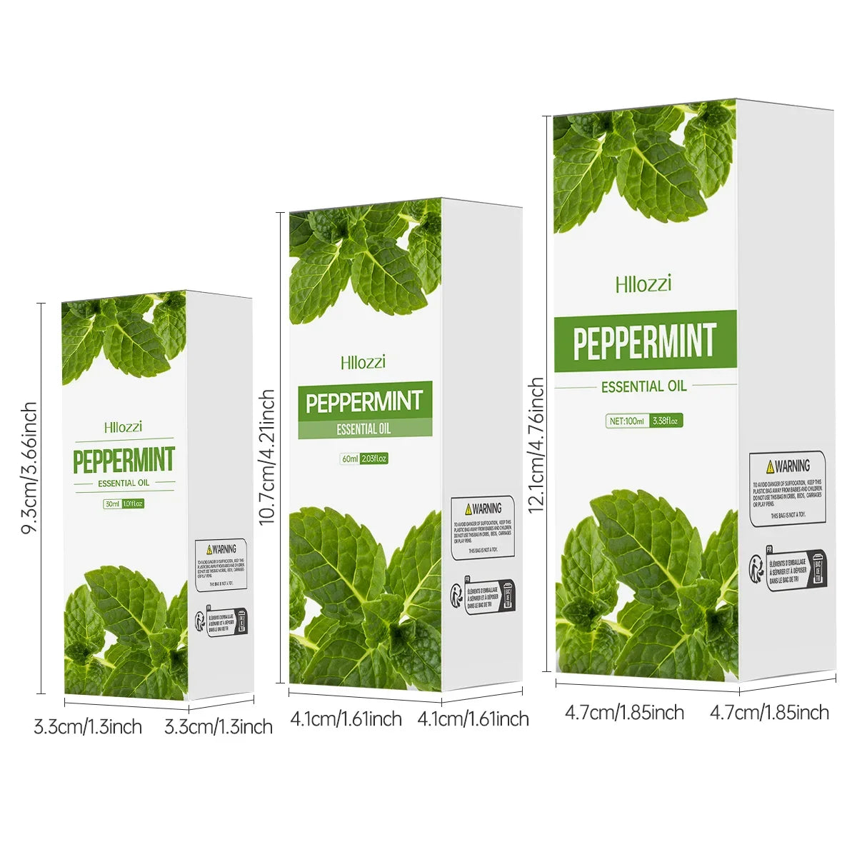Peppermint Essential Oil 30/60/100ml | Aromatherapy & Diffuser
