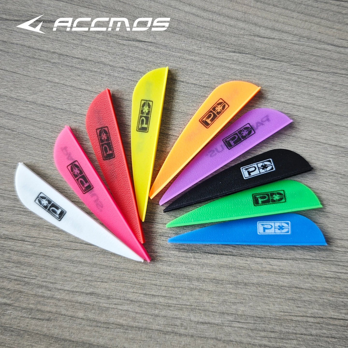 30 50 100 Arrow Fletches Vanes 2 3 Rubber Feather Archery Water