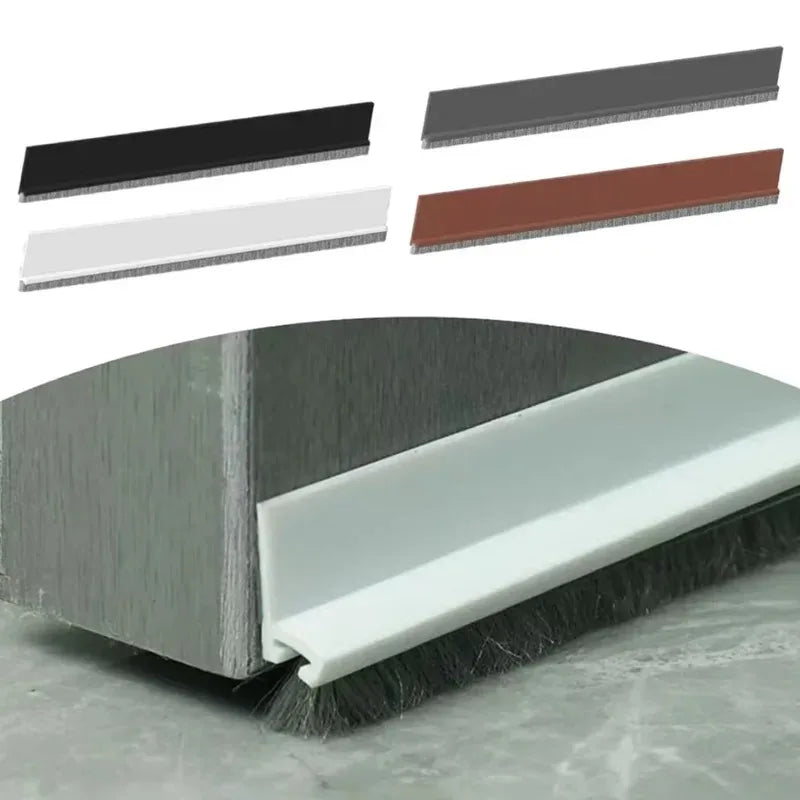 Self-Adhesive Brush Door Seal Strip – Soundproof & Insect Proof
