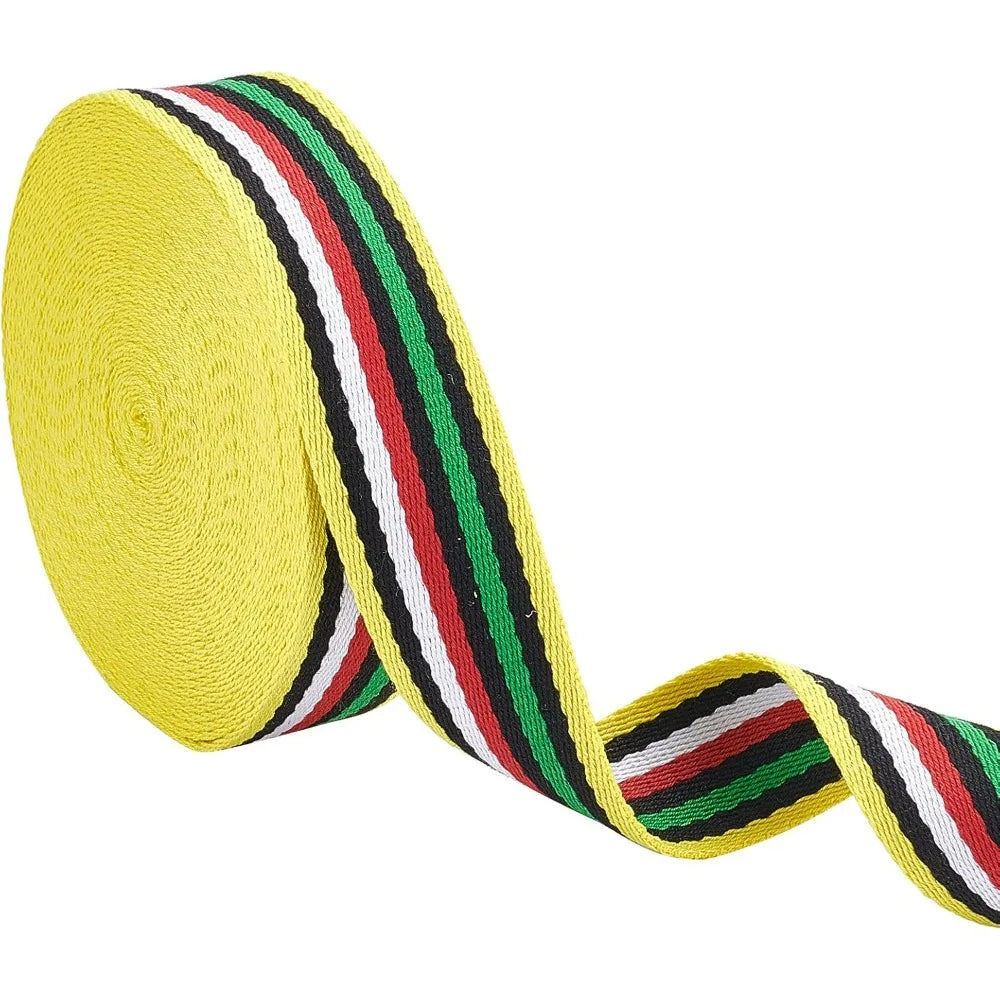 10 Yards Jacquard Woven Trim 1.5" Embroidered Ribbon – 5 Colors
