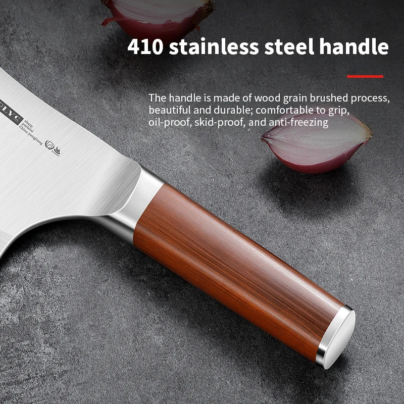 PLYS Heavy-Duty Bone Chopper Knife – Stainless Steel Butcher Axe