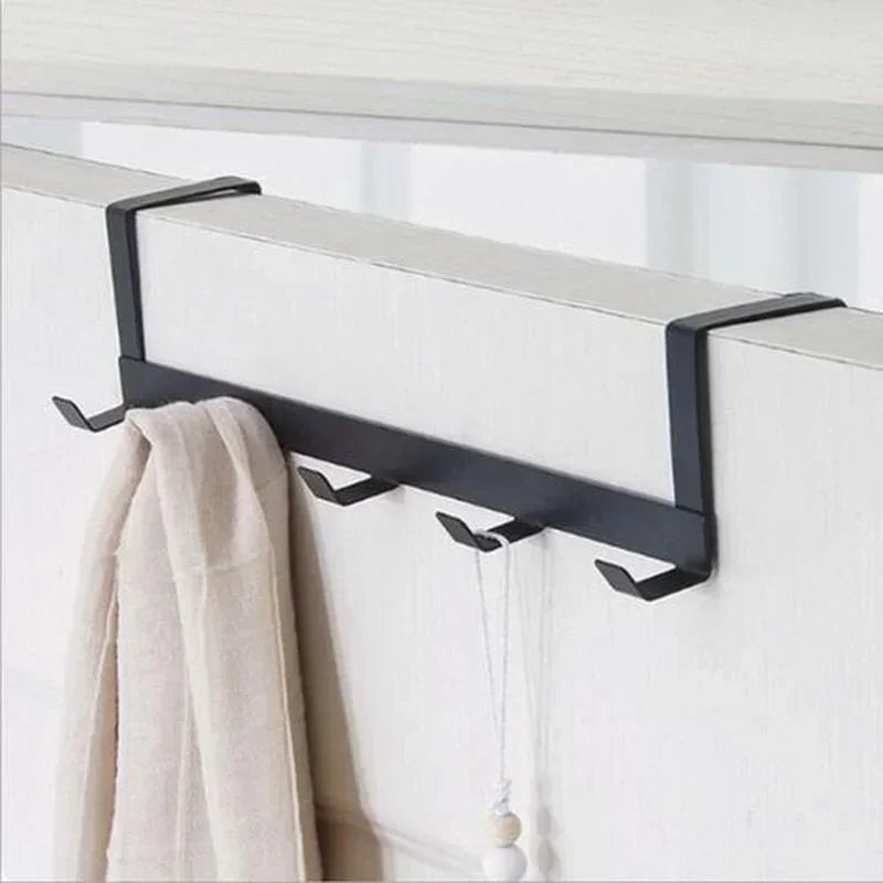 Over-Door Wrought Iron Hook – No-Drill Storage Rack