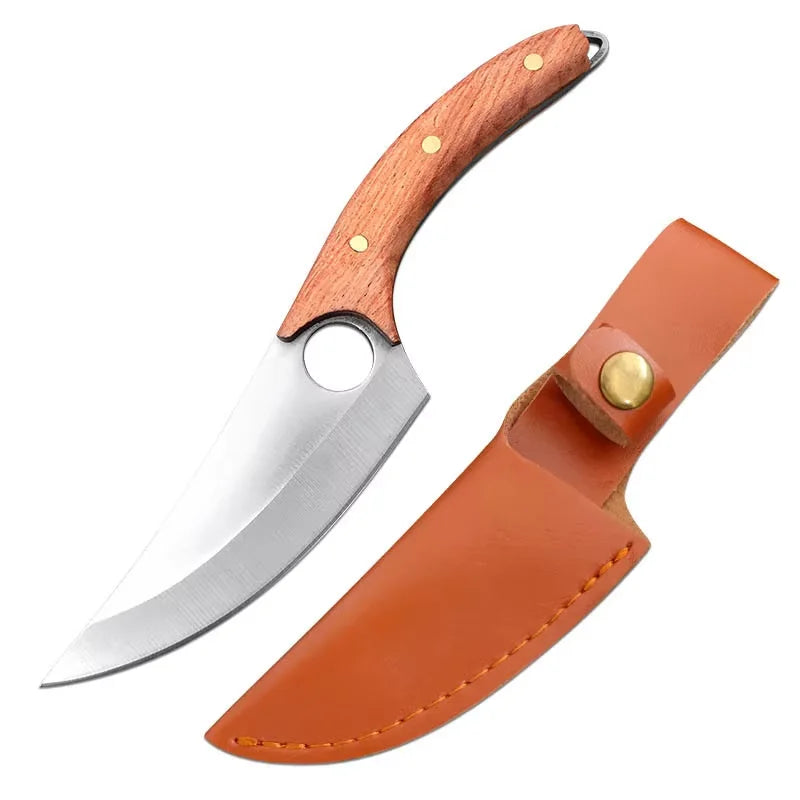 COOKCRAZE Stainless Steel Boning Knife – Rosewood Handle 16cm