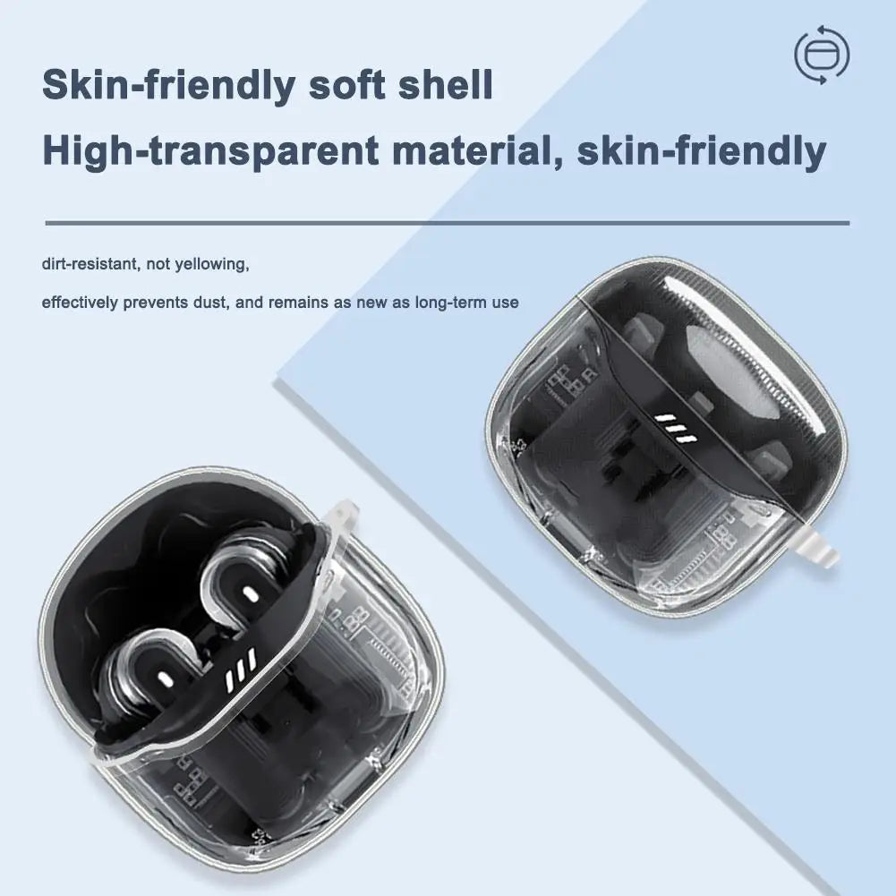 Transparent TPU Case for JBL Tune Flex 2 | Protective Cover