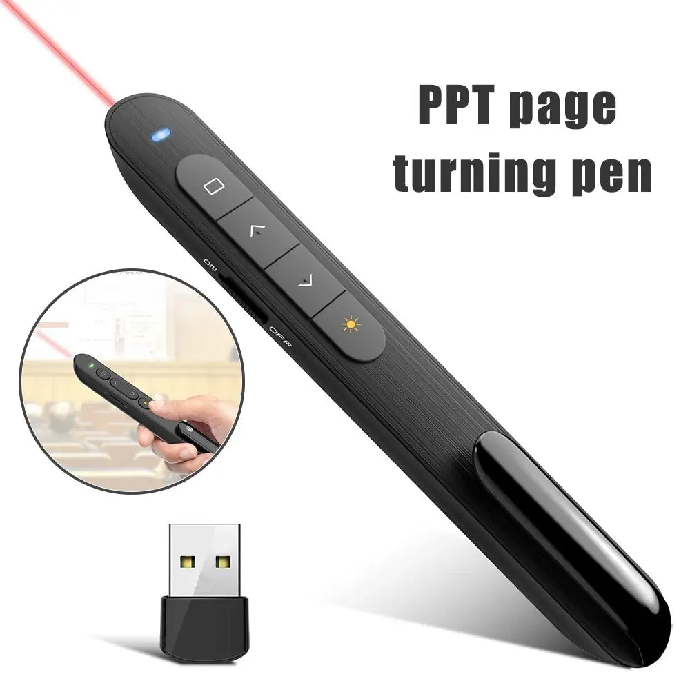 Remote Control Multifunctional Flip Pen Charging Laser Sight Teaching