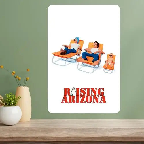 Raising Arizona Classic Movie Metal Poster Sign | Retro Wall Art