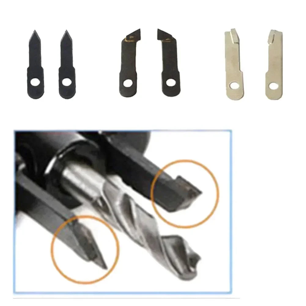 Adjustable Circle Hole Cutter Blades 2pc – Wood & Drywall Set