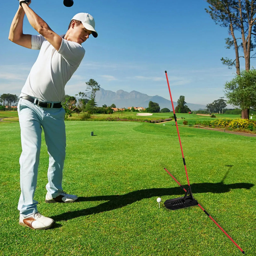 Golf Alignment Stick Holder – Portable Swing Training Aid