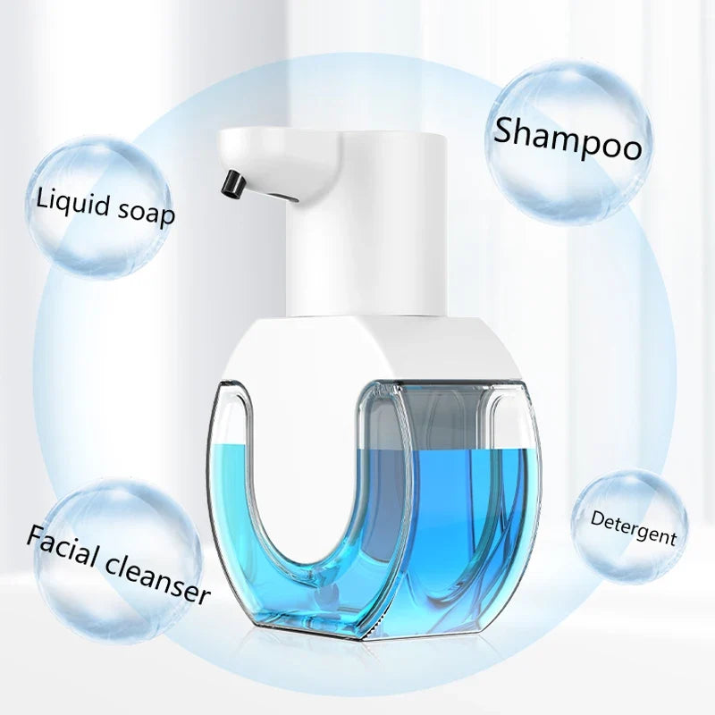 420ml Touchless Soap Dispenser – Wall-Mounted, USB-C Rechargeable