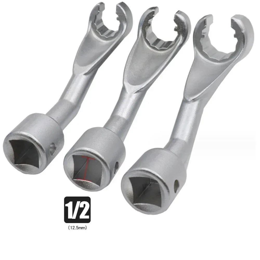 1/2" Drive Fuel Injector Socket Set 14/17/19mm – 3-Piece