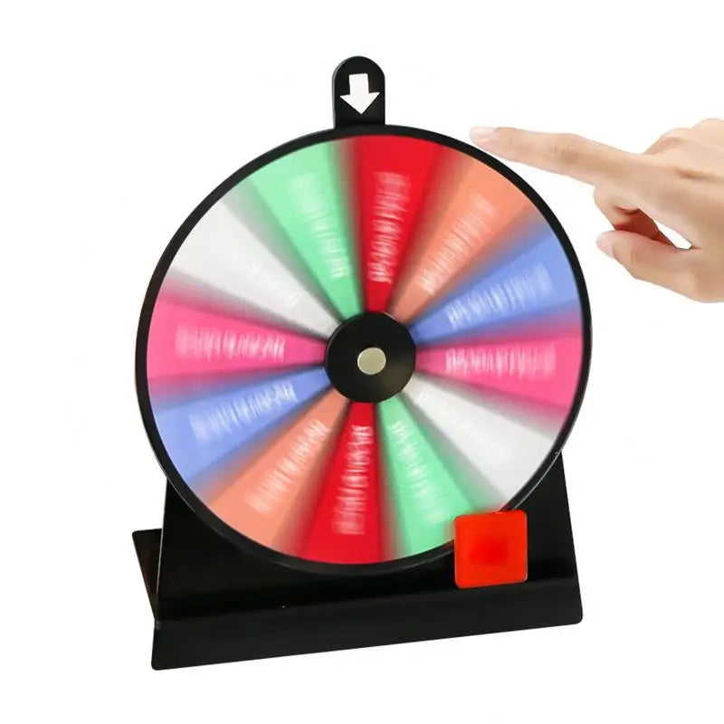 Prize Wheel Non-slip Fortune Game Spinner Stand Erasable Acrylic