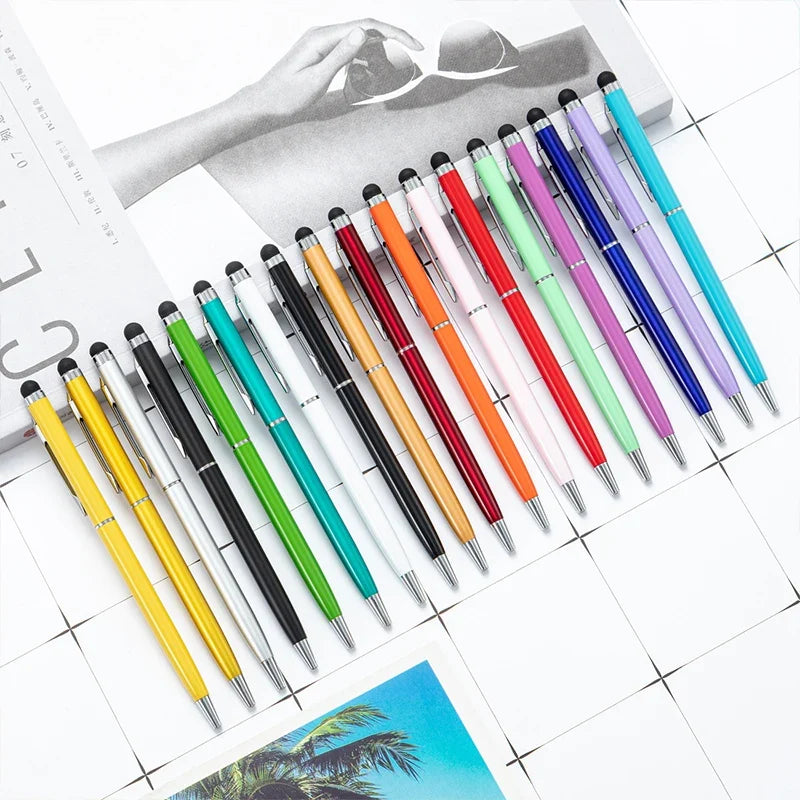 Metal Ballpoint Stylus Pen Touch Cell Phone Electrostatic Accessories