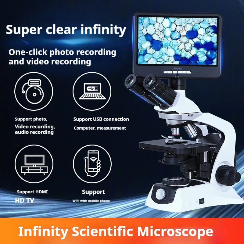 Research Grade Biological Microscope | Plan Infinity Optical System