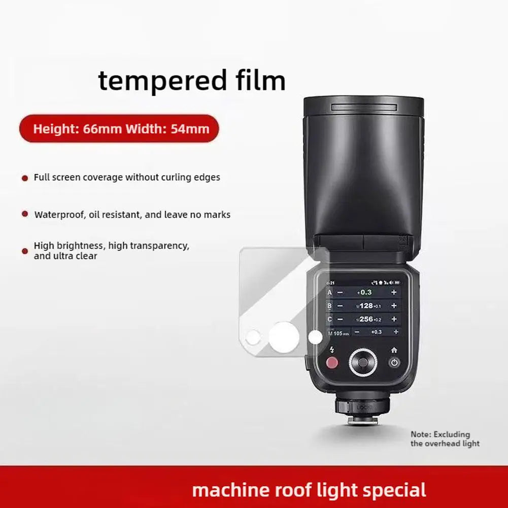 Tempered Glass Screen Protector for Godox V100 Speedlite