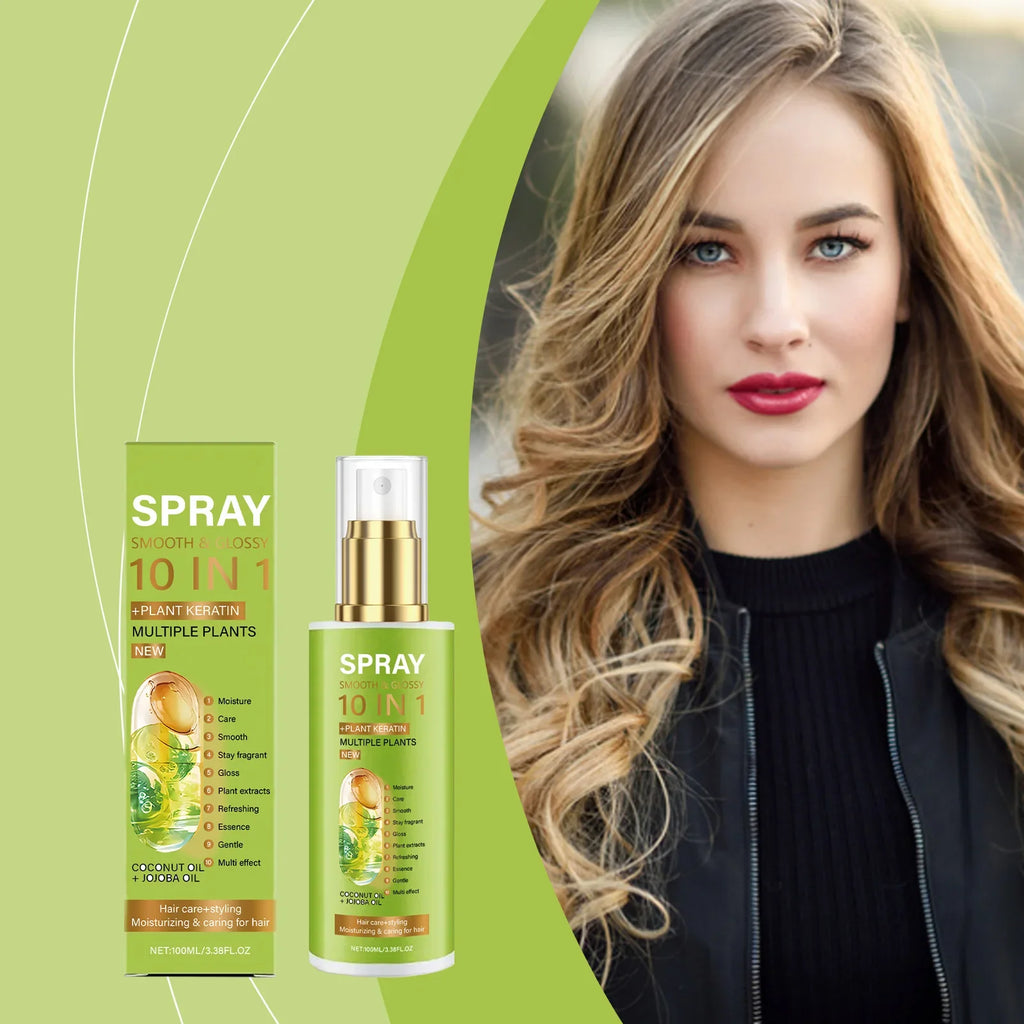 Plant Keratin Hair Spray – Deep Moisture, Repair & Shine 100ml