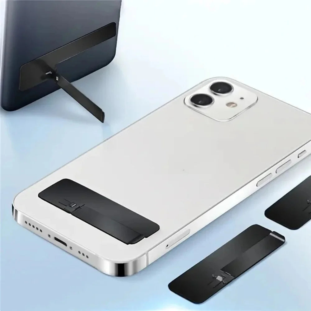Foldable Stainless Steel Phone Kickstand – Universal Stand