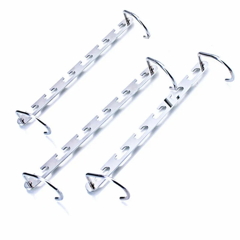 Space-Saving Metal Clothes Hangers with Magic Hook – 1 or 3 Pack