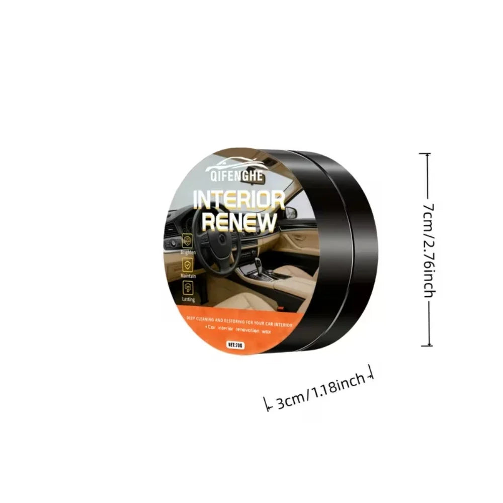 70g Car Interior Renew Wax – Dashboard, Leather & Plastic Trim