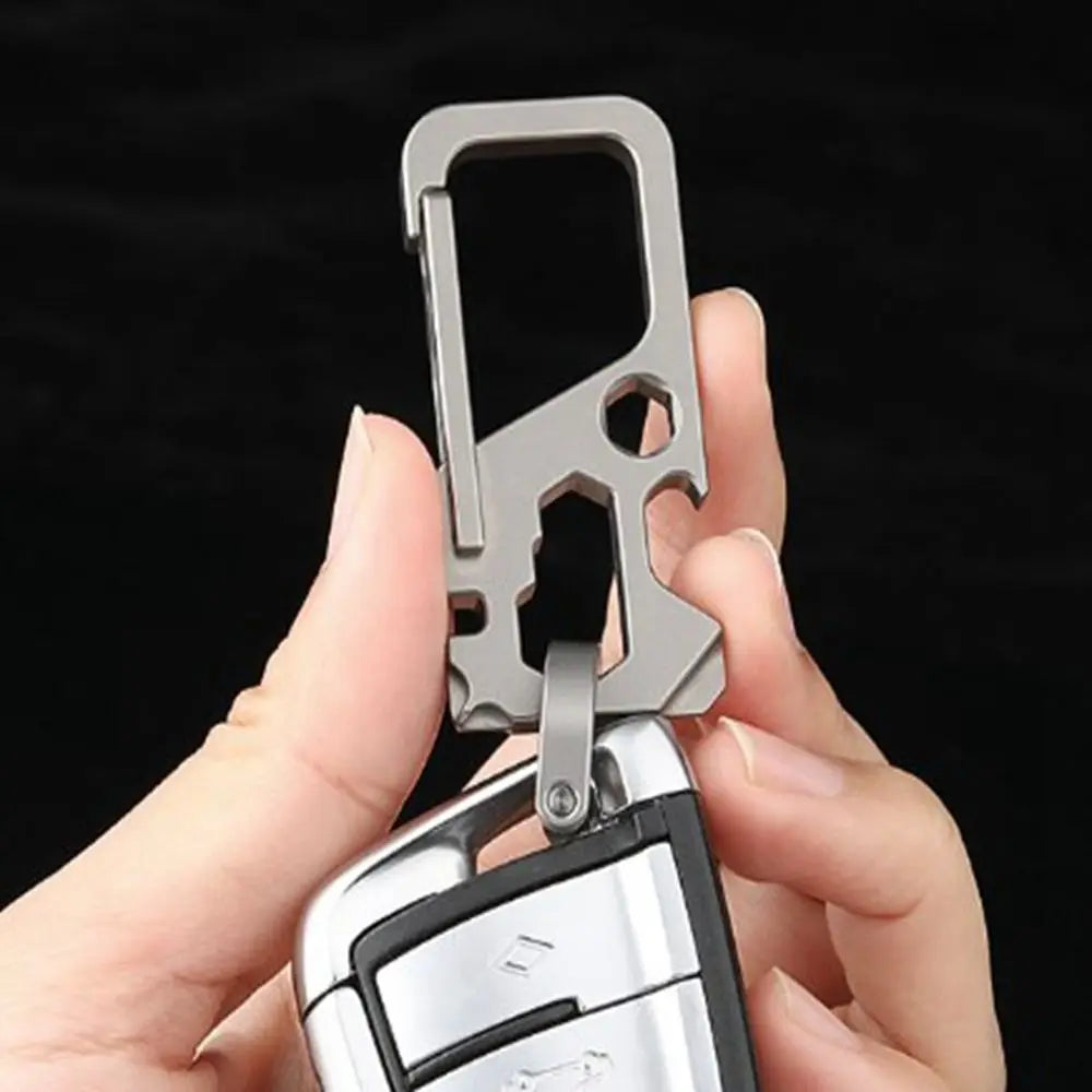 Titanium Alloy Horseshoe Buckle Carabiner – EDC Keychain Hook