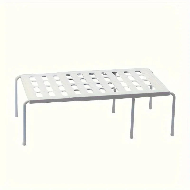 Multi-Layer Foldable Plastic Shoe Rack | Space-Saving Organizer