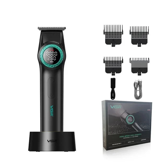 VGR V-977 Cordless Hair Clipper Trimmer | LED, USB, 260-Min Battery