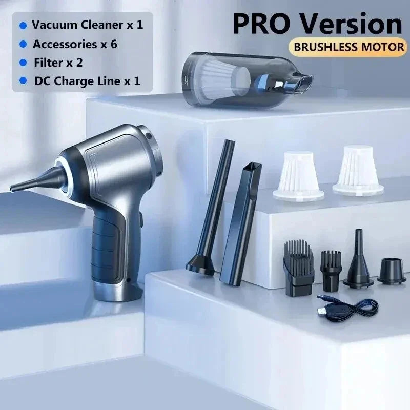 HOMEFISH Cordless Handheld Car Vacuum 120W – Home & Auto