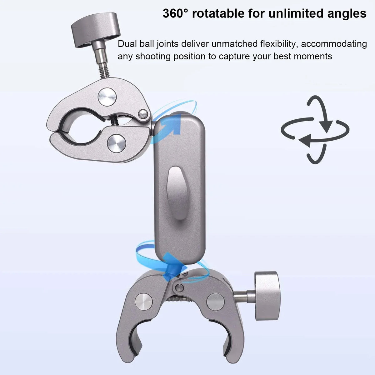 Handlebar Mount for Insta360 & DJI Action Camera – Bike Bracket