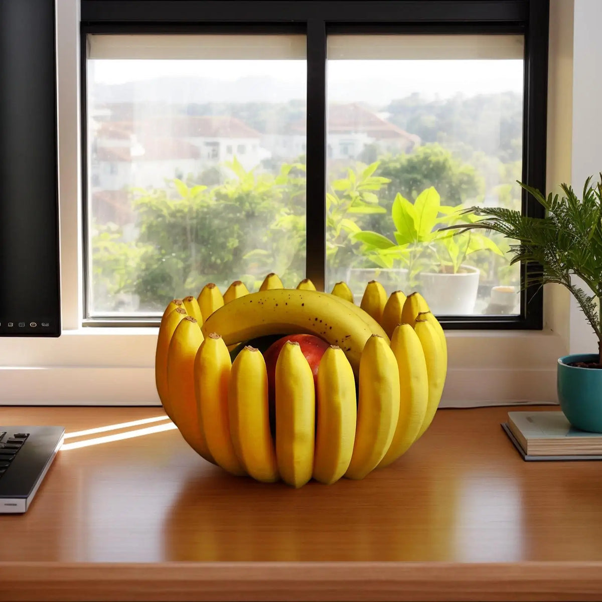 Banana Bowl Decorative Fruit Plate – Fun Home Décor Centerpiece