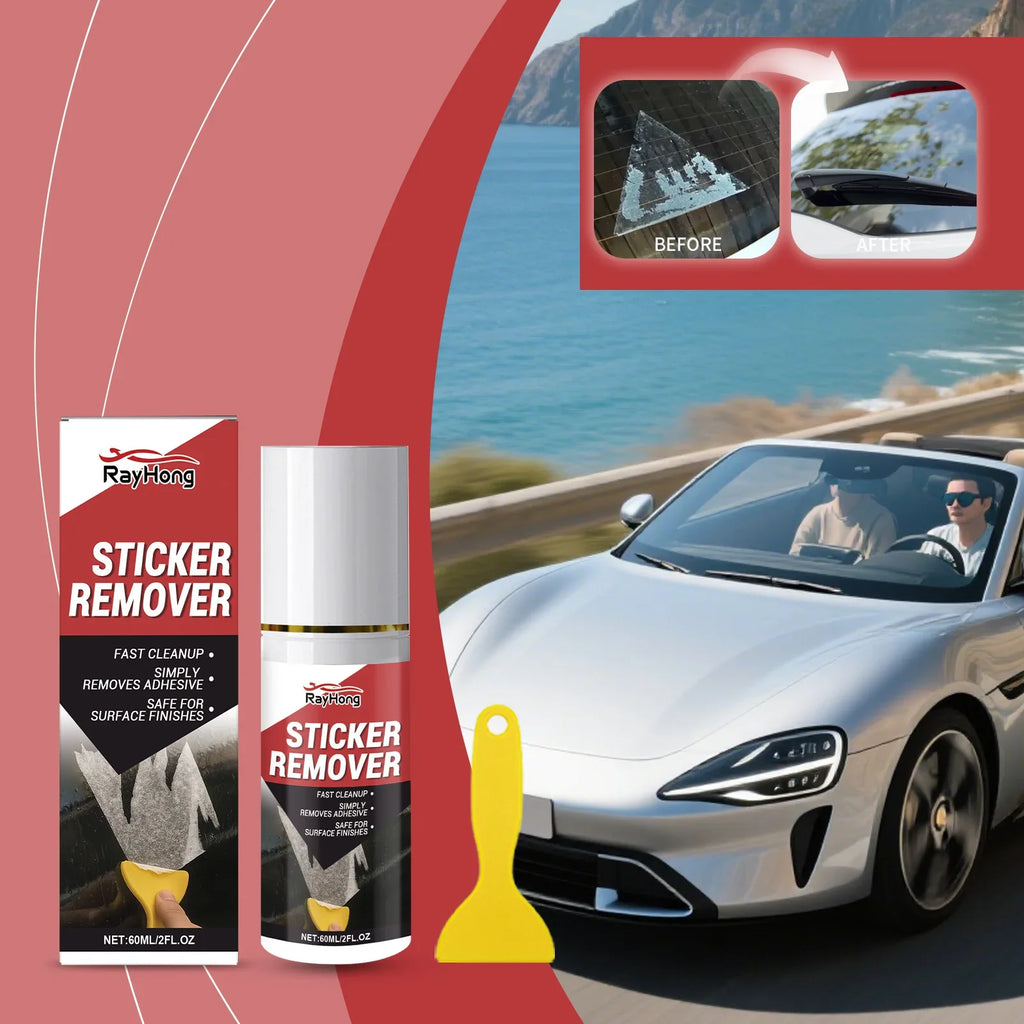 Automotive Adhesive Remover Spray Kit | Car Decal Glue Cleaner