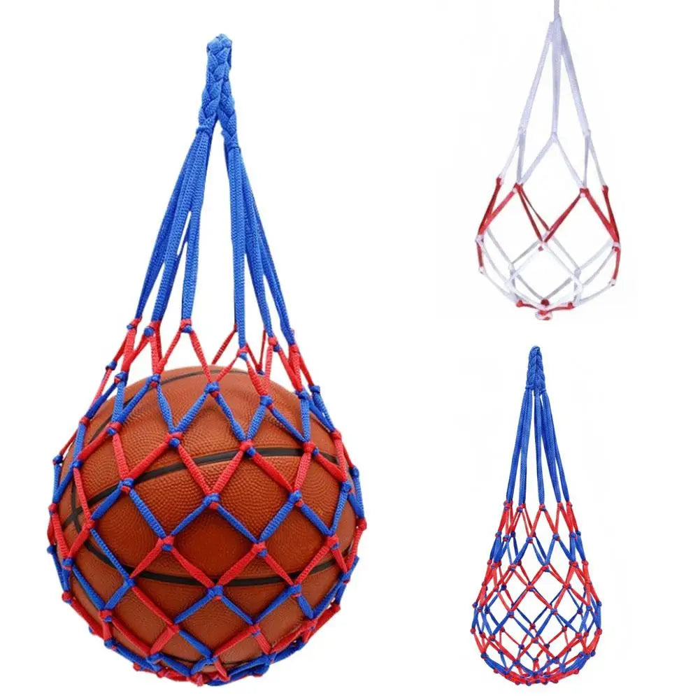 Single Ball Carrying Net Bag Basketball Soccer Football Mesh Storage
