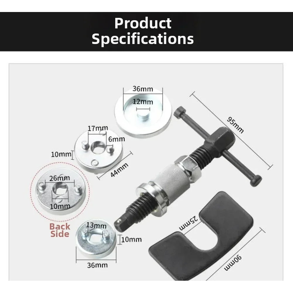 Brake Piston Rewind Tool Kit – 3/5pc Caliper Separator Set