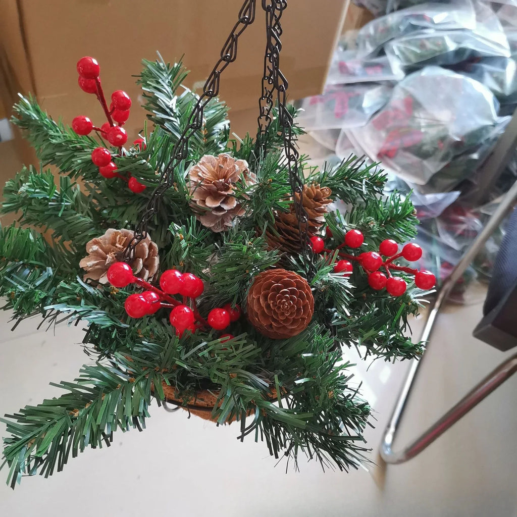 Christmas Wreath Festival Decoration Artificial Porte D Entree Home