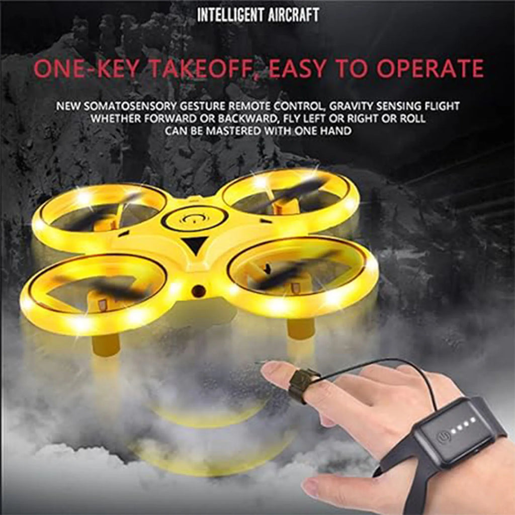 Gesture Control RC Drone with LED Lights | Kids Quadcopter Toy