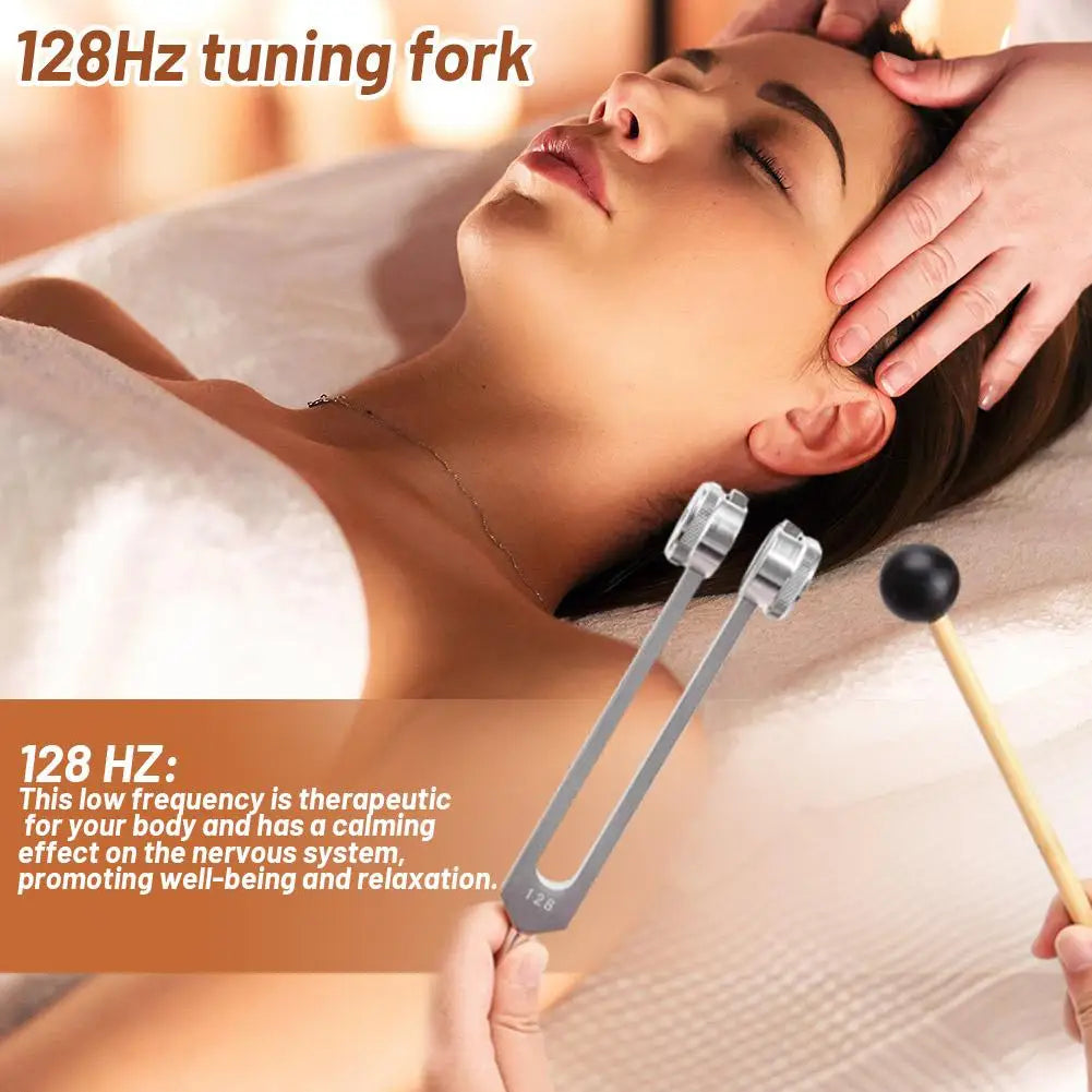 128Hz Tuning Fork for Healing and Nervous System Care