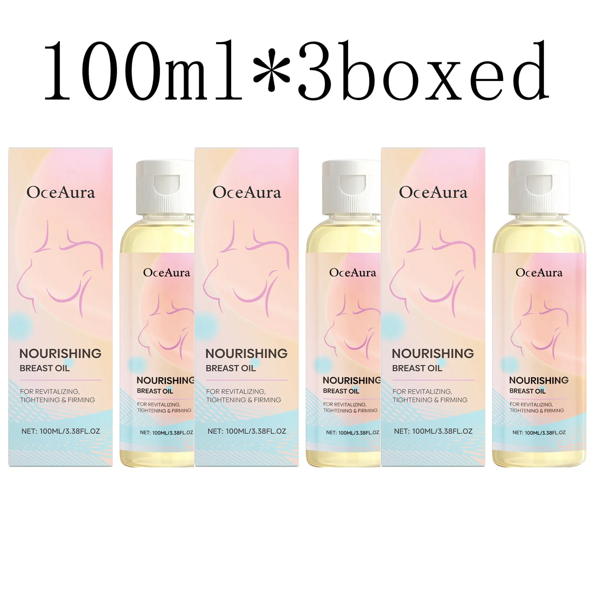 OceAura Breast Massage Oil – Firm, Nourish & Contour Skin
