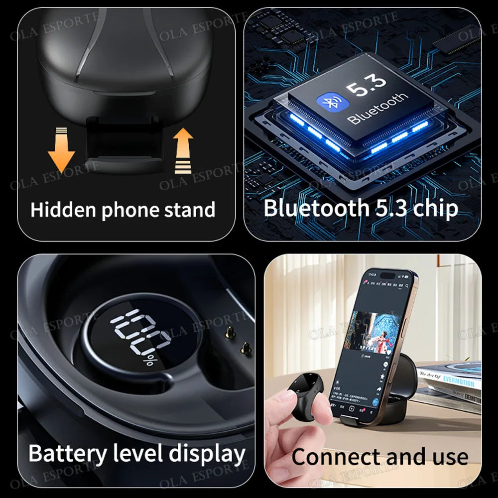 Bluetooth Scrolling Ring Remote – Page Turner for iOS & Android