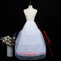 Women's 3-Hoop Crinoline Petticoat Underskirt 65/78/90cm