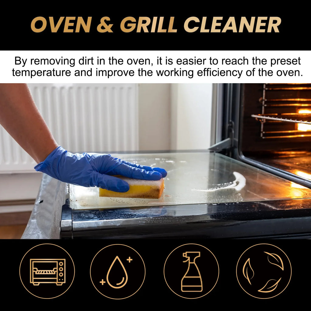 JAKEHOE Oven & Stove Foam Cleaner | Grease & Grime Remover