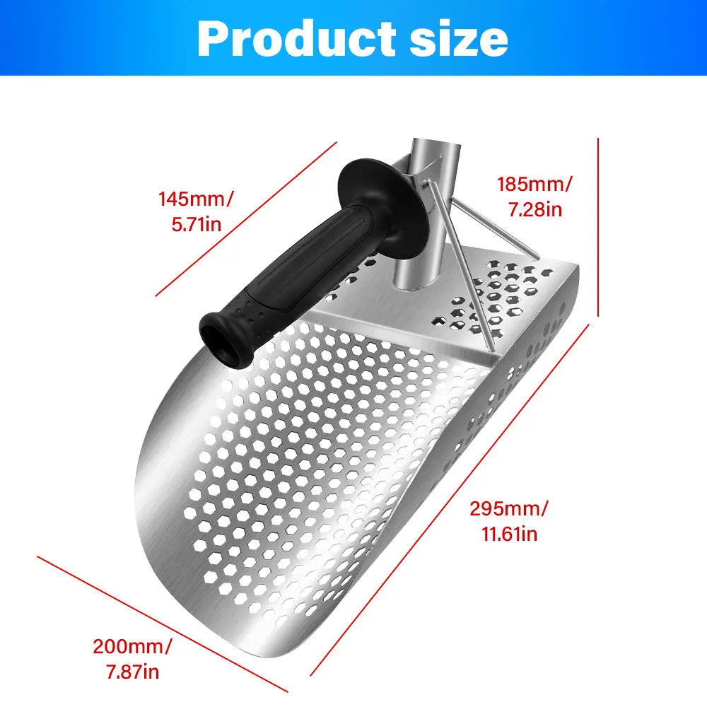 Protable Beach Sand Scoop Shovel Metal Detector Scoops Treasure