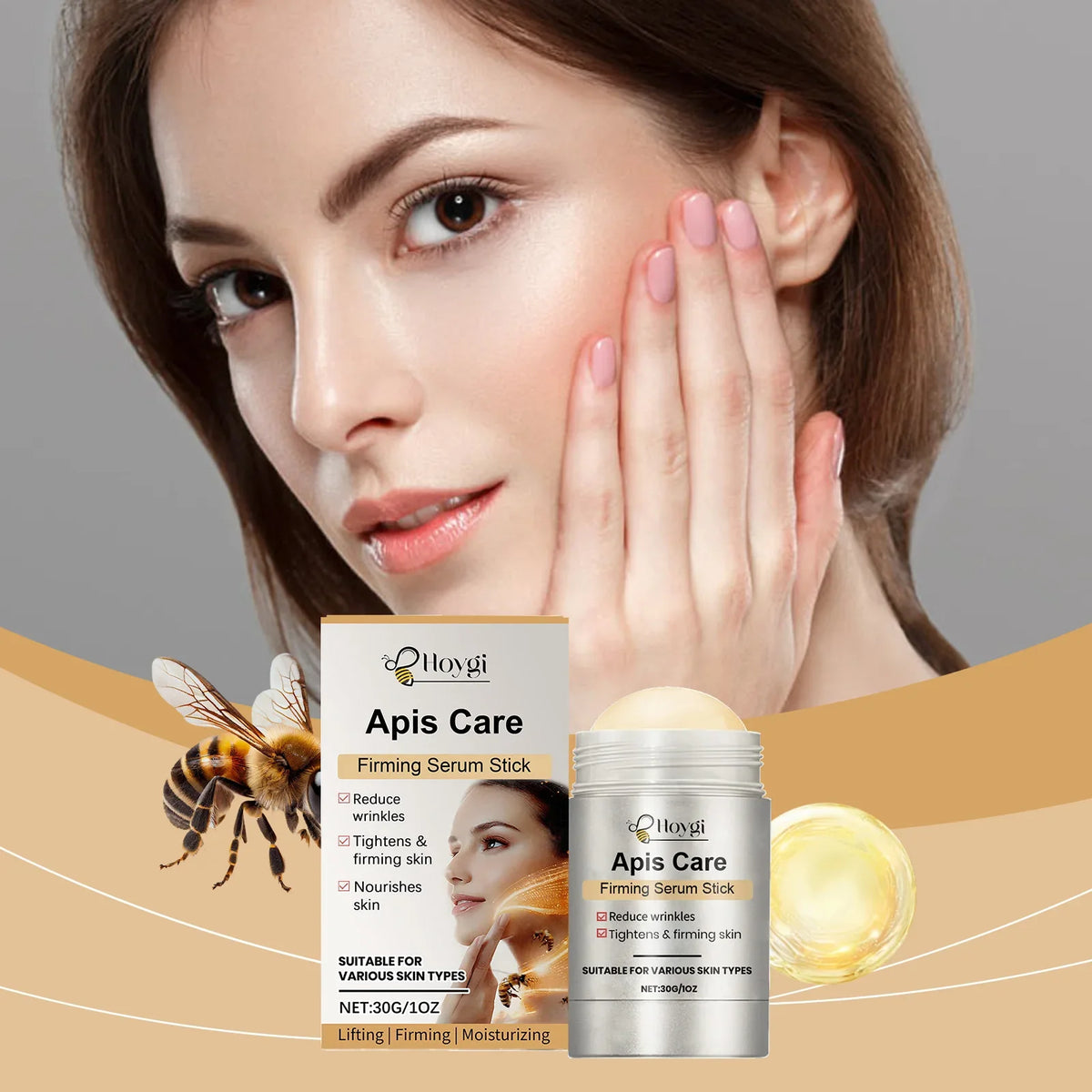 Bee Venom Anti-Wrinkle Essence Stick – Firm & Brighten Skin
