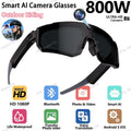 Sunscreen Smart Glasses AI Translation TF Card Bluetooth Conversation