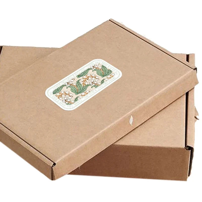 100pcs "Happy To See You Too" Thank You Stickers | Gift Packaging