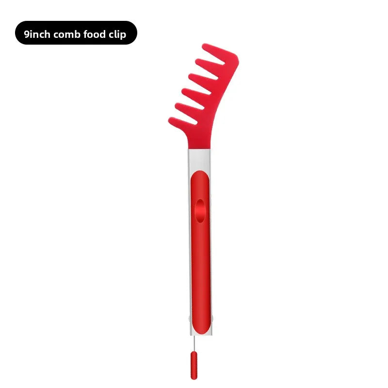 9-Inch Silicone Food Tongs – Heat-Resistant & Non-Stick BBQ