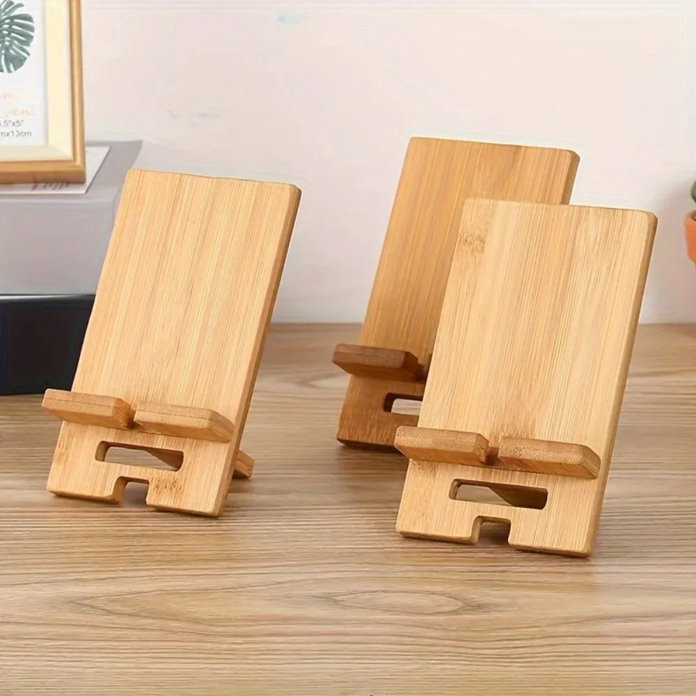 Universal Wooden Phone Holder IPhone 14 Max X XS Mobile Bracket