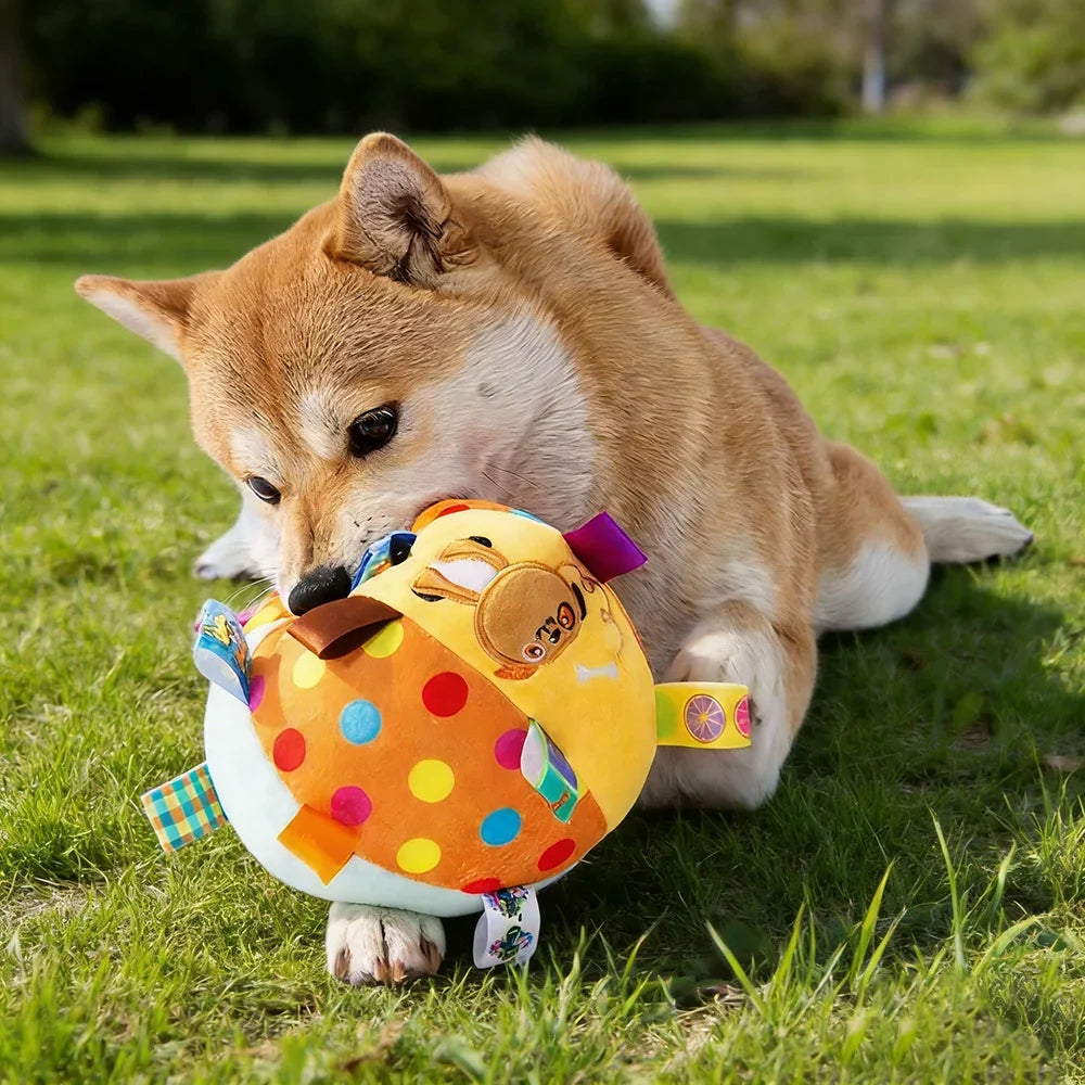 Interactive Ball Dog Toy Aggressive Chewers Training Decompress Bite