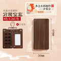 Wooden Box Watercolor Paint 8 Colors Walnut Mini Solid Dispenser Boxes