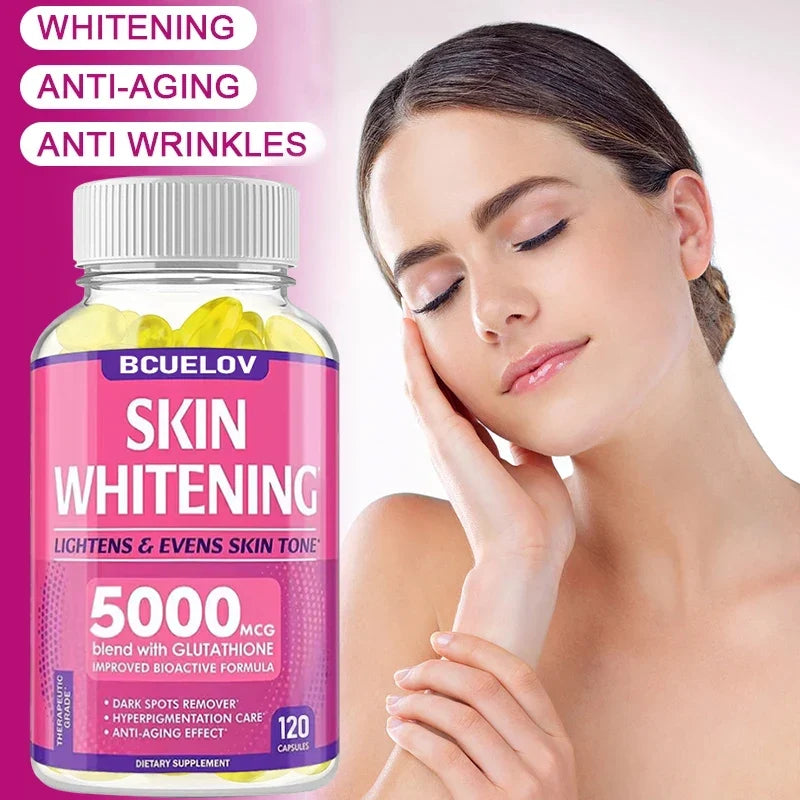 L-Glutathione 5000mcg Brightening & Antioxidant Capsules