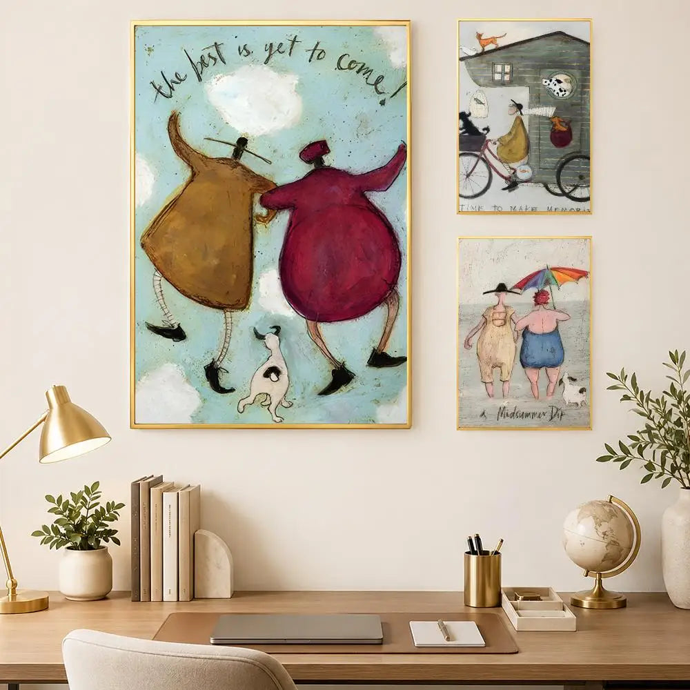 Sam Toft Wall Art Poster – Self-Stick Waterproof Home Decor