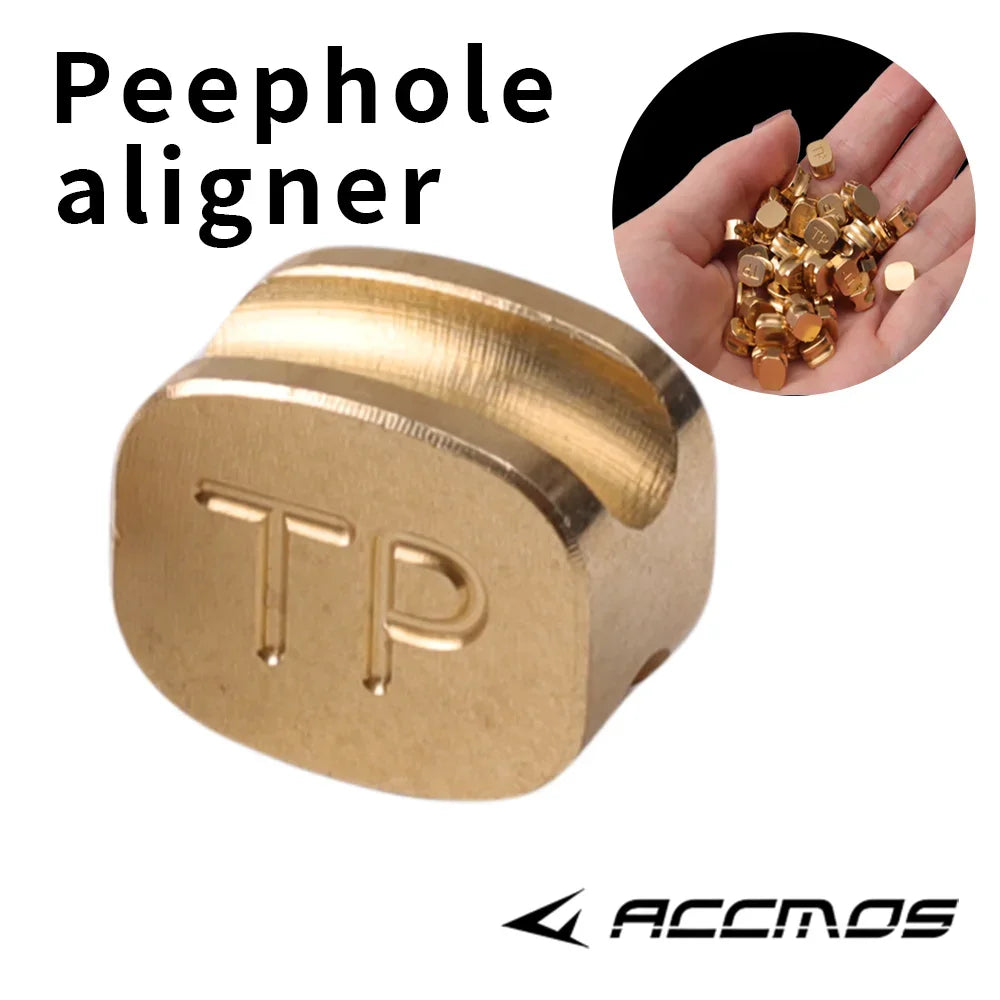 Archery Peep Aligner Bow String Sight Auxiliary Calibration Install